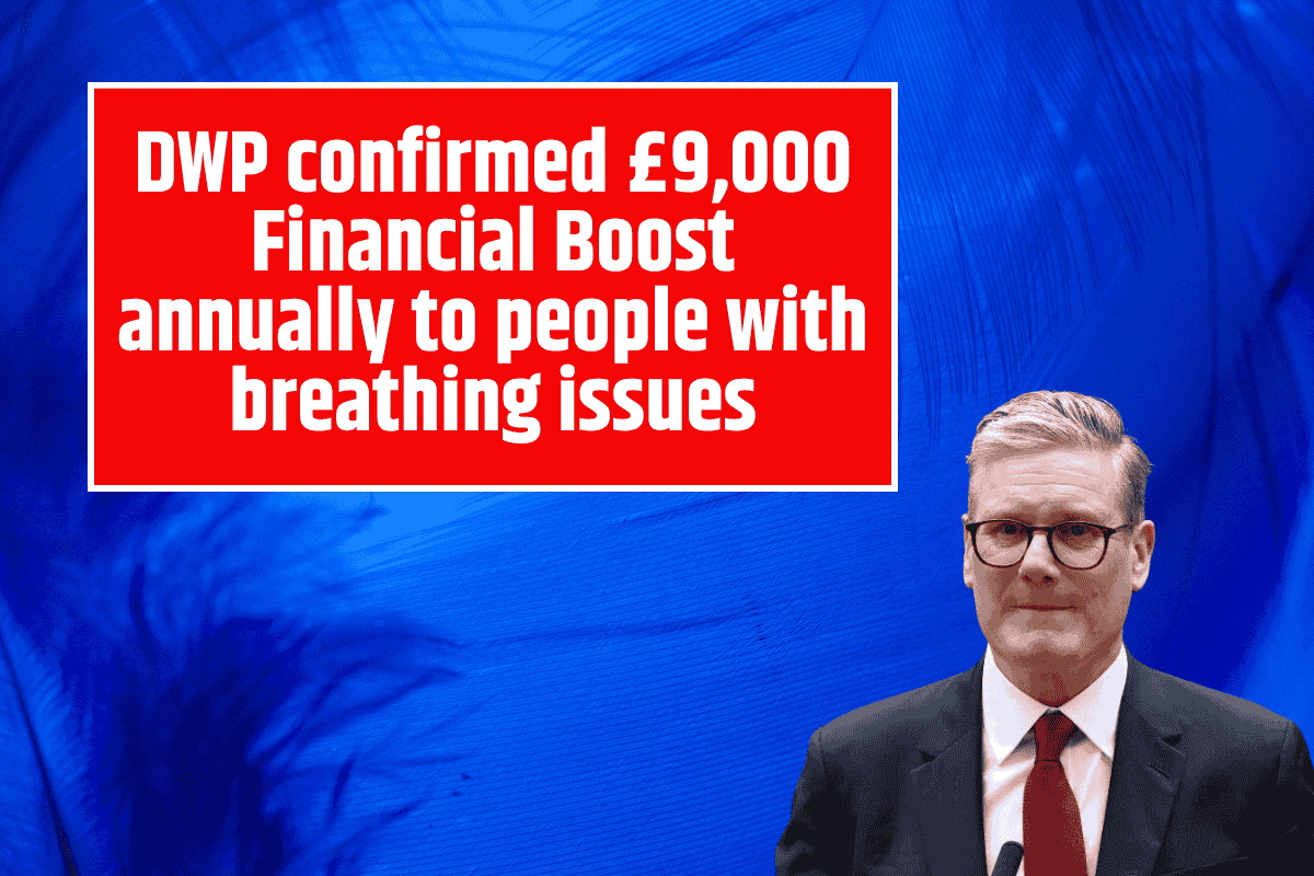 DWP confirmed £9,000 Financial Boost annually to people with breathing issues