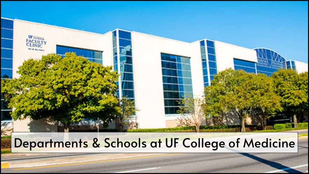Departments & Schools at UF College of Medicine